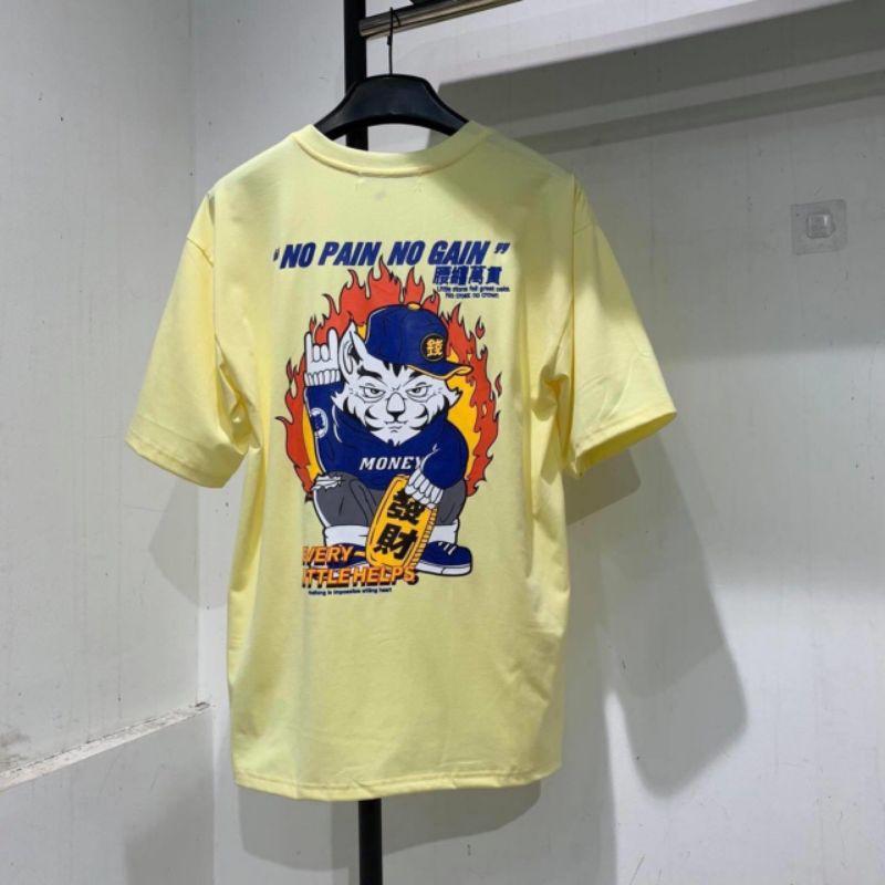 Áo thun unisex tay lỡ NO PAIN || Hany shop
