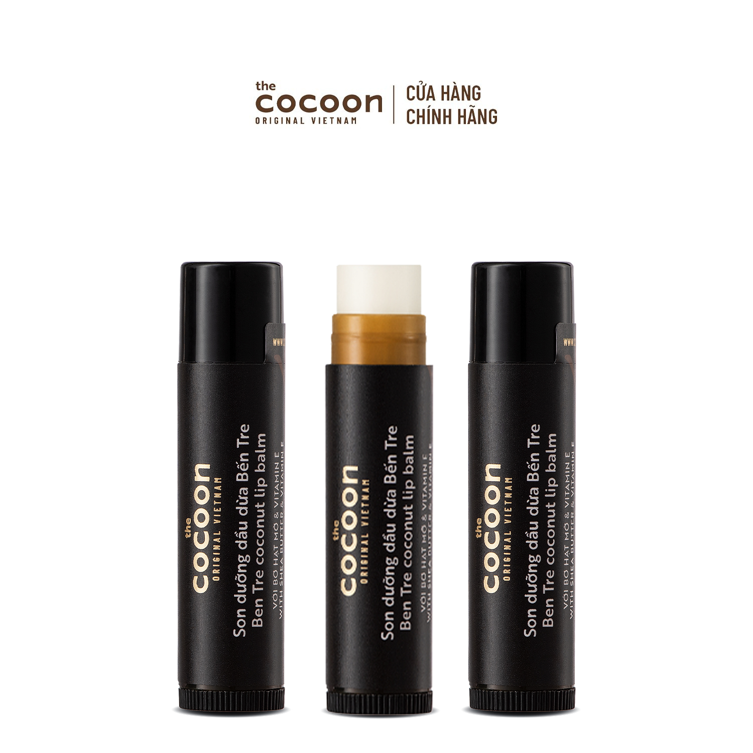 Combo 3 Son dưỡng dầu dừa Bến Tre Cocoon