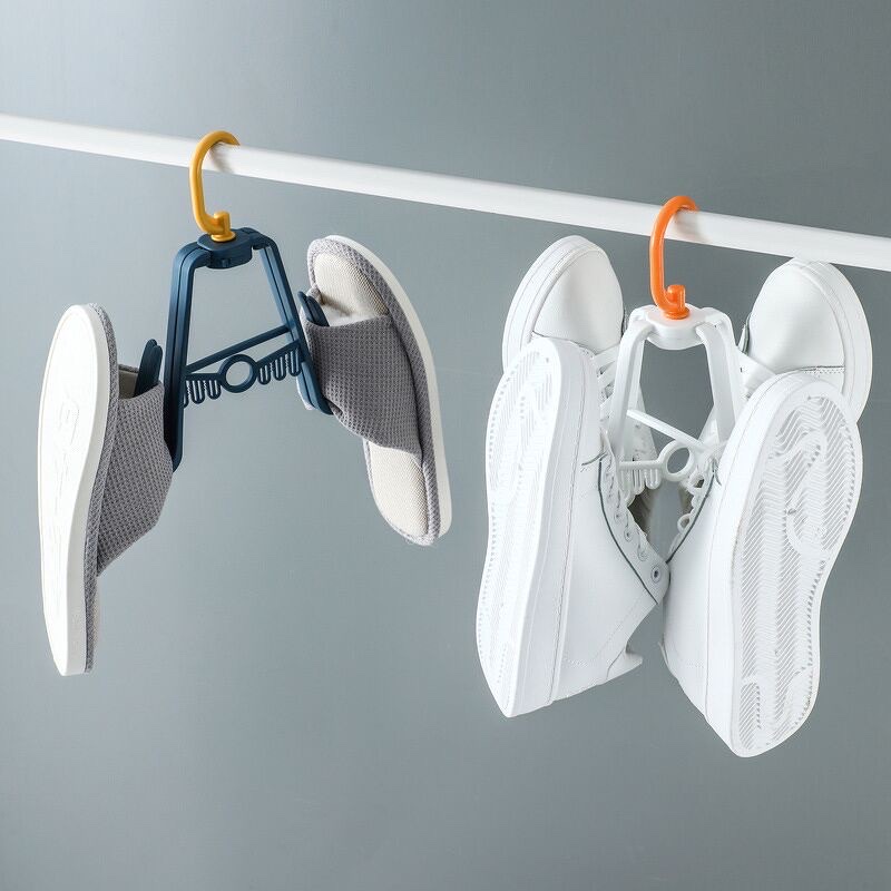 Combo 2 móc treo phơi giày dép thông minh đầu xoay 360 độ , xếp gọn tiện lợi khả năng chịu lực cao ,không tốn diện tích , mau khô ráo nước tiện lợi