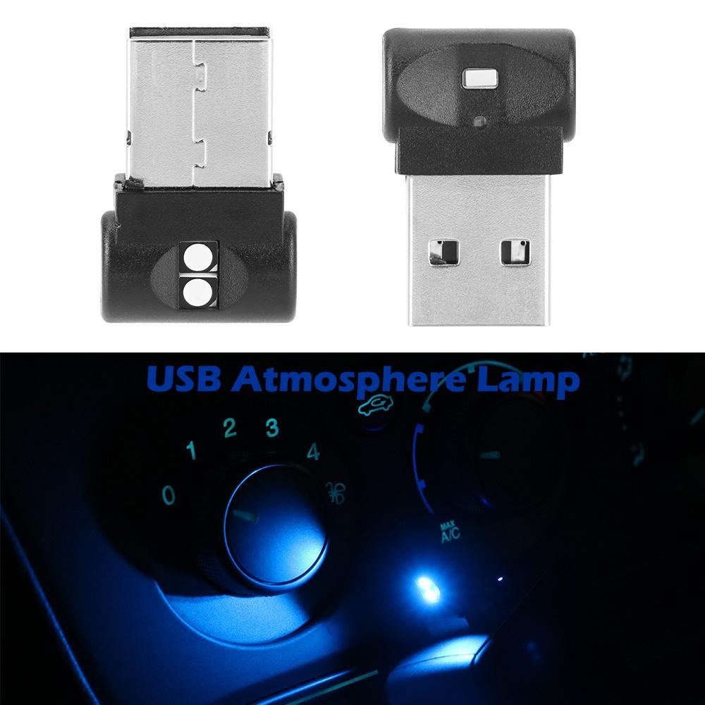 Đèn LED USB mini trang trí nội thất xe hơi