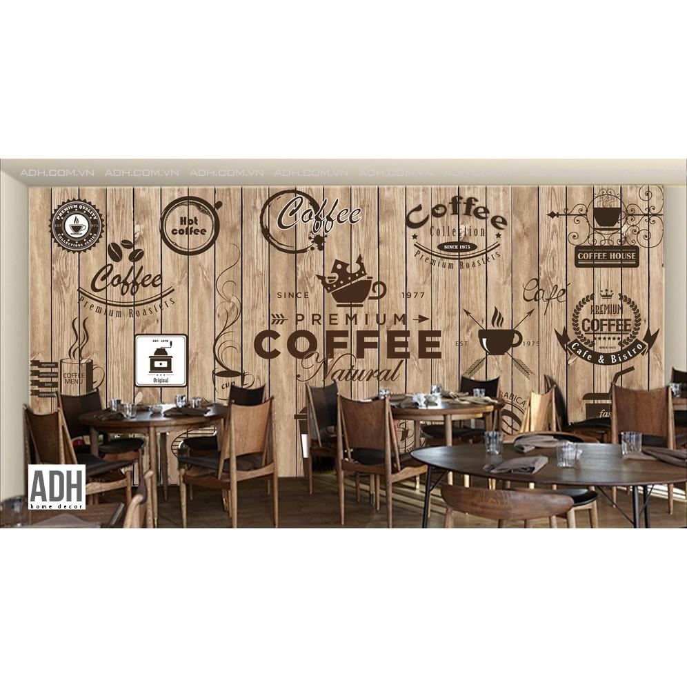 Tranh dán tường trang trí quán coffee ADH181228-9