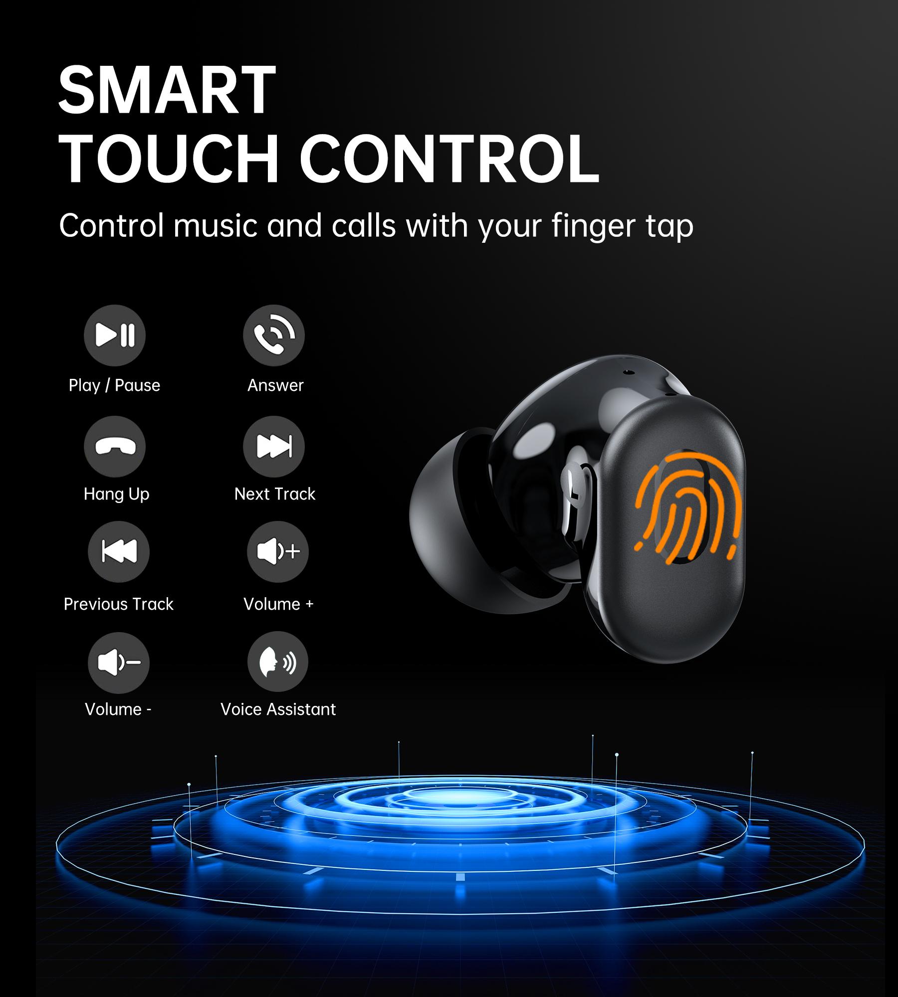 Tai nghe Choetech BH-T15 Bluetooth Chống Ồn Chủ Động True Wireless- hàng chính hãng