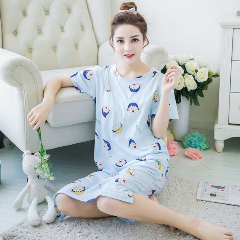 Váy ngủ nữ ngắn tay