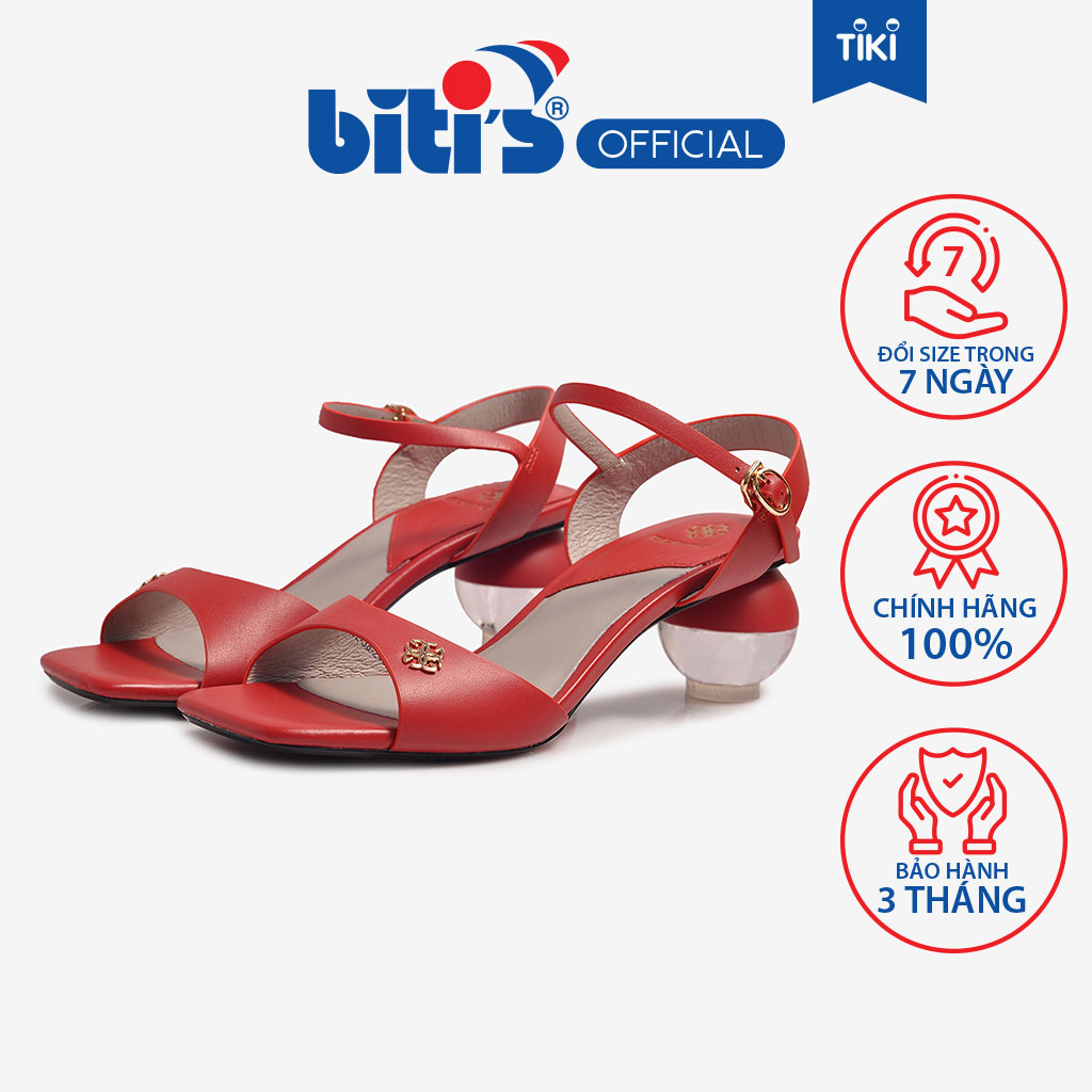 Sandal Cao Gót Nữ Biti's Gosto GFW018800DOO (Đỏ)