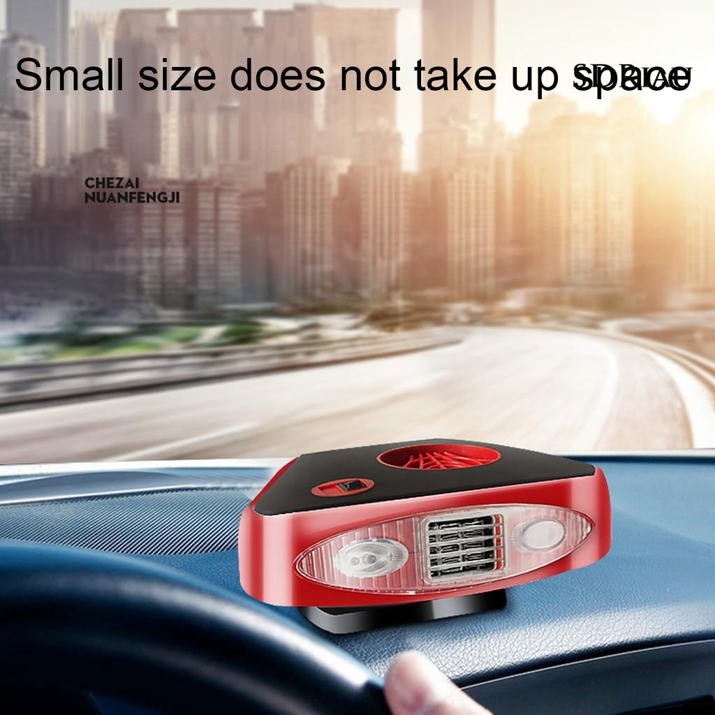 Quạt Sưởi Ấm Xpqp 12v / 24v Cho Xe Hơi Có Đèn Led Tiện Dụng