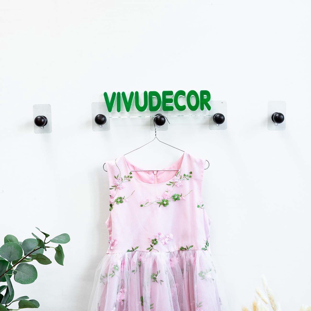 Móc gỗ VIVUDECOR MG05 100% gỗ tự nhiên