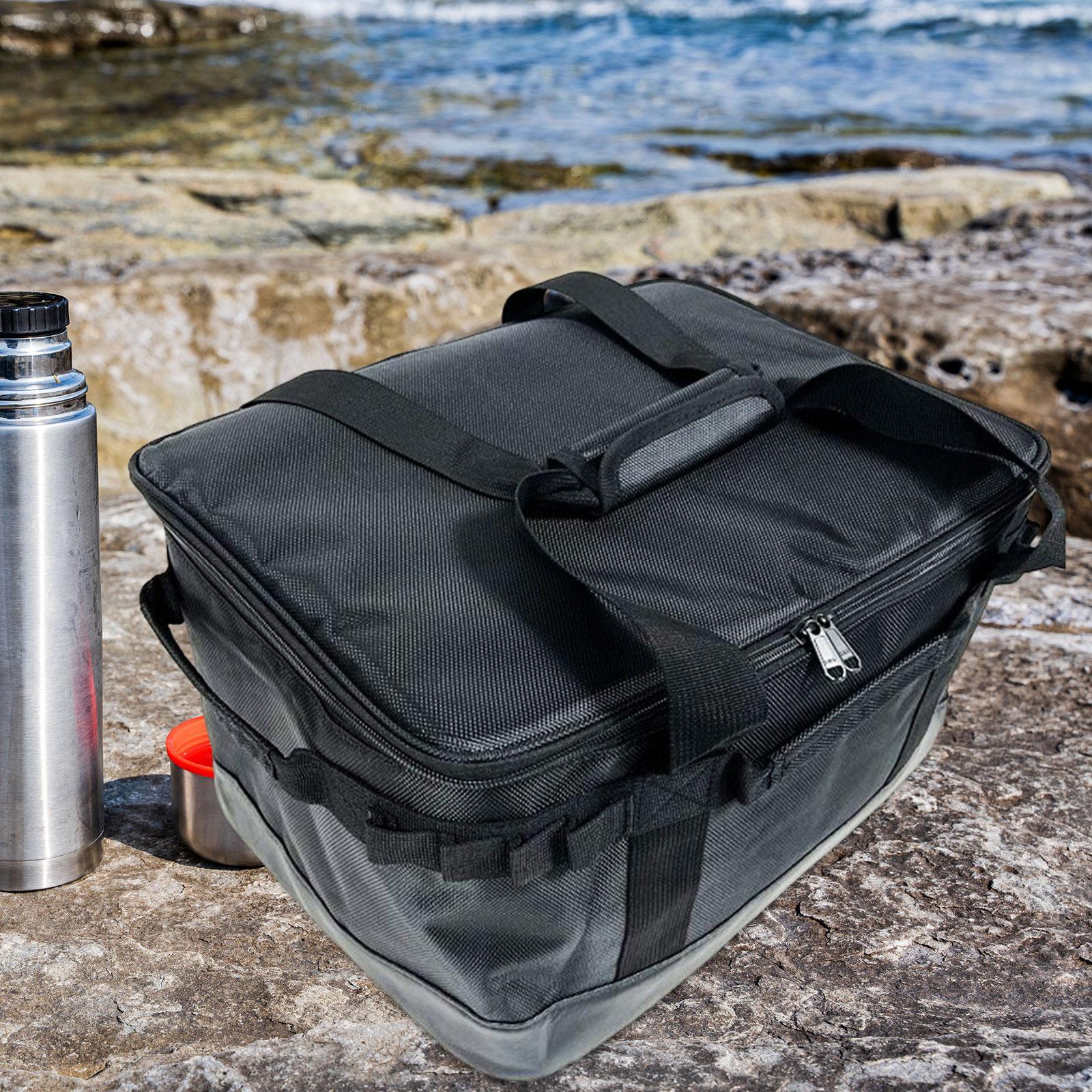 Camping Tool Storage Bag Foldable Picnic Basket for Camping Home