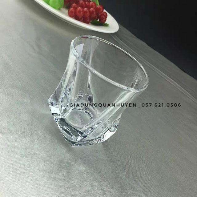 Bộ 6 cốc thủy tinh xoáy cao cấp 4009