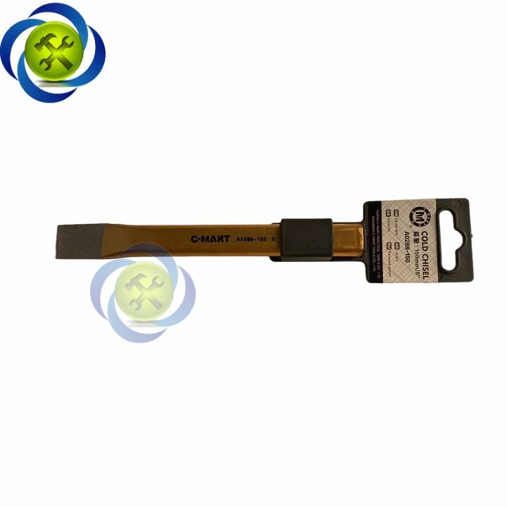 Đục sắt mũi dẹp dài 150mm C-MART A0288-150 mũi ngang 16mm