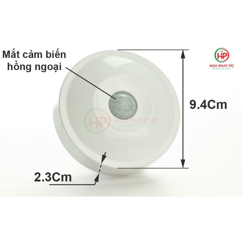 Mắt cảm biến hồng ngoại Komax KM-S19 tự động bật tắt có thể điều chỉnh độ nhạy và thời gian - Hàng chính hãng