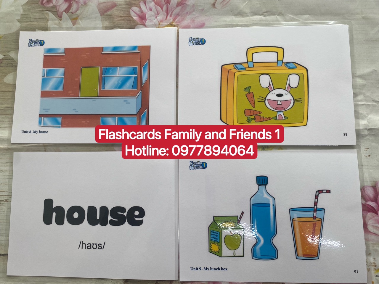 Flashcards Family and Friends 1- phiên bản 1st ( C300)