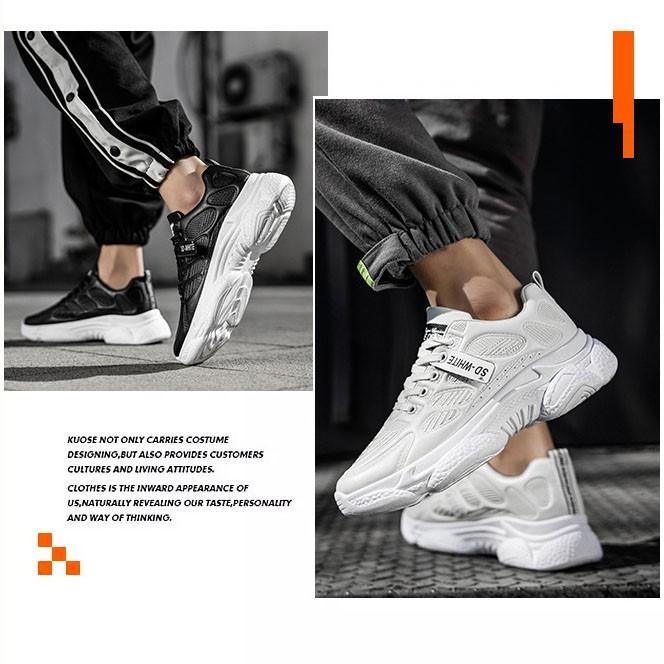 Giày sneaker nam trắng GN780 shop Gấu Nâu chuyên giày nam đẹp