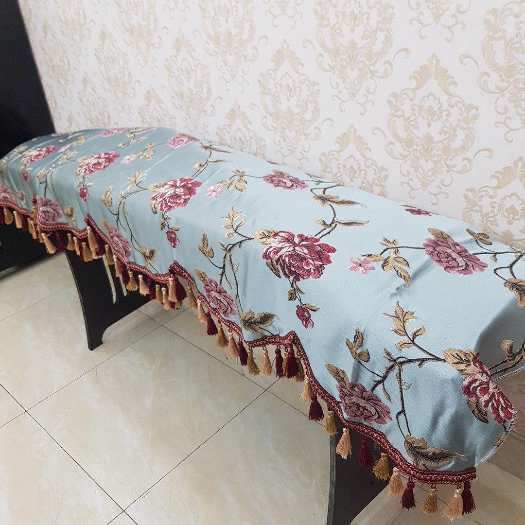 Khăn phủ đàn Guzheng mẫu Hoa Hải Đường