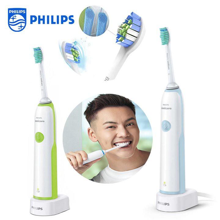 Bàn chải đánh răng điện thương hiệu cao cấp Philips HX3216 - Hàng Nhập Khẩu Chính Hãng