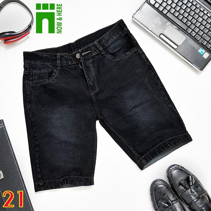 Quần short jean nam có BIG SIZE (đến 100kg), quần ngố BIGSIZE cao cấp, chất co giãn nhẹ - NH Shop