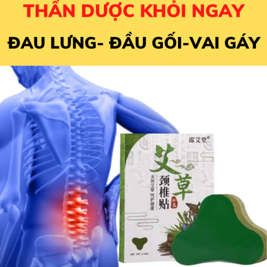 Miếng dán vai gáy ngải cứu Aicao JingZhuitie / Dán vai, gáy, đầu gối, thắt lưng