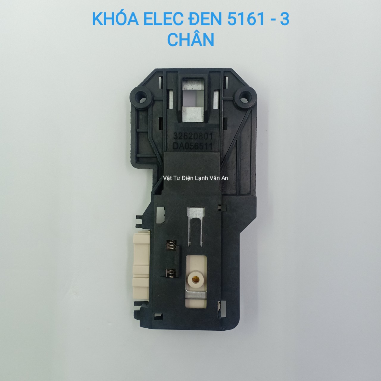 Khóa cửa máy giặt cho Electrolux đen 3 chân