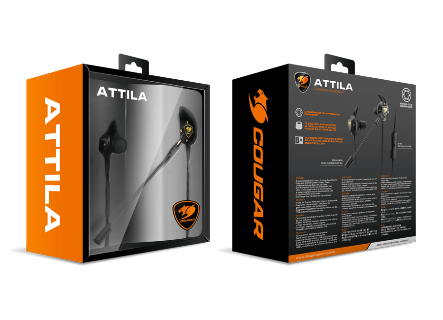 Tai Nghe Gaming Cougar Headset Attila - Hàng Chính Hãng