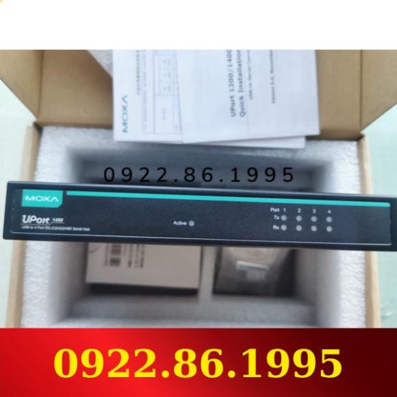 Máy Chủ Moxa Uport1450 USB Sang 4 Cổng Chuyển Đổi RS-232/422/485