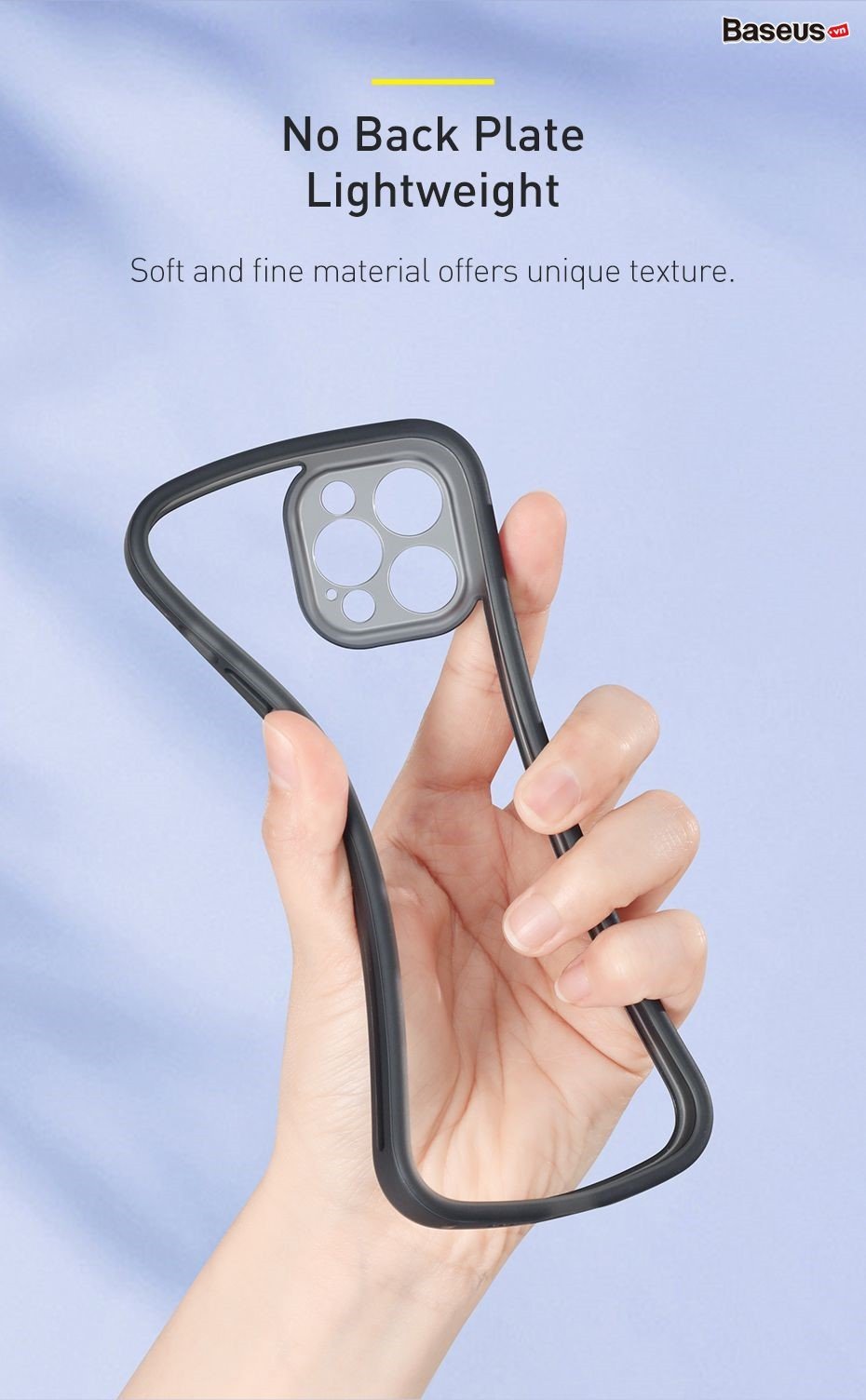 Ốp khung viền chống sốc Baseus Camera Lens Protector Frame Case Cho Phone 12 Mini / 12 & 12 Pro / 12 Pro Max_ Hàng Chính Hãng