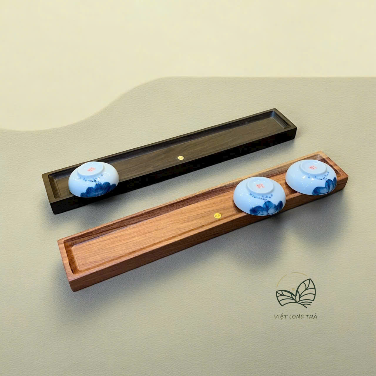 GIÁ GÁC CHÉN TRÀ BẰNG GỖ MUN NGUYÊN KHỐI CAO CẤP - KÊ CHÉN