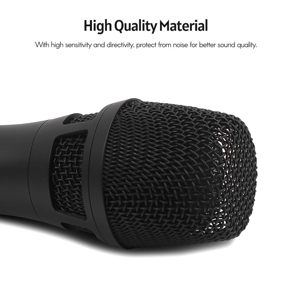 Micrô ngưng tụ cầm tay đa chức năng cho phòng thu ghi âm Podcasting truyền trực tiếp điện thoại thông minh máy tính Karaoke