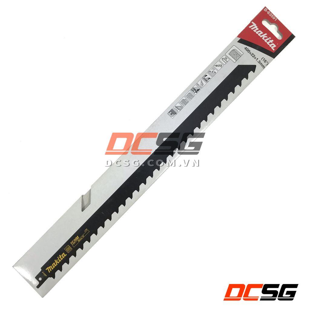 Lưỡi cưa kiếm hợp kim cắt bê tông nhẹ 400x22x1.5mm Makita B-63591 | DCSG