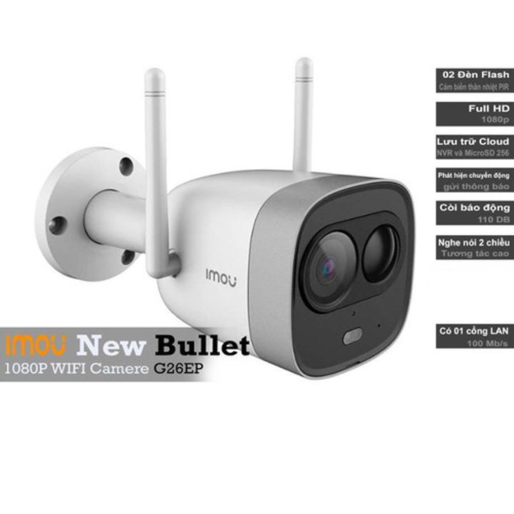 Camera IP Wifi 2.0MP IPC-G26EP-IMOU hàng chính hãng DSS Việt Nam