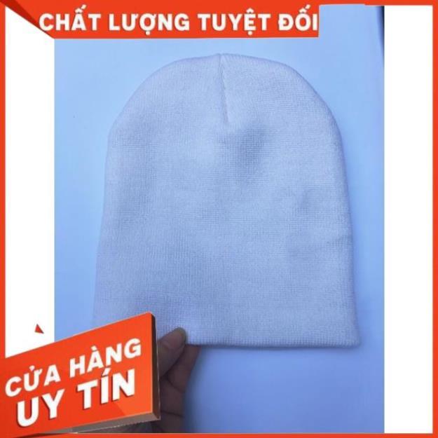 Mũ Len Beanie Trơn Dáng Ngắn 21cm (Sỉ Tận Xưởng)