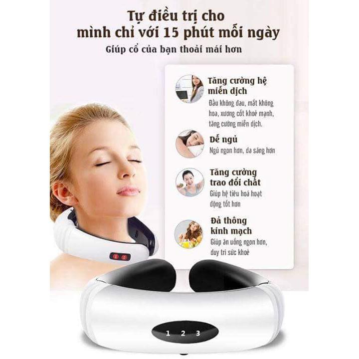 Máy Masage Cổ Toàn Thân 3D giúp bạn tận hưởng sự massage chuyên nghiệp mọi lúc mọi nơi!