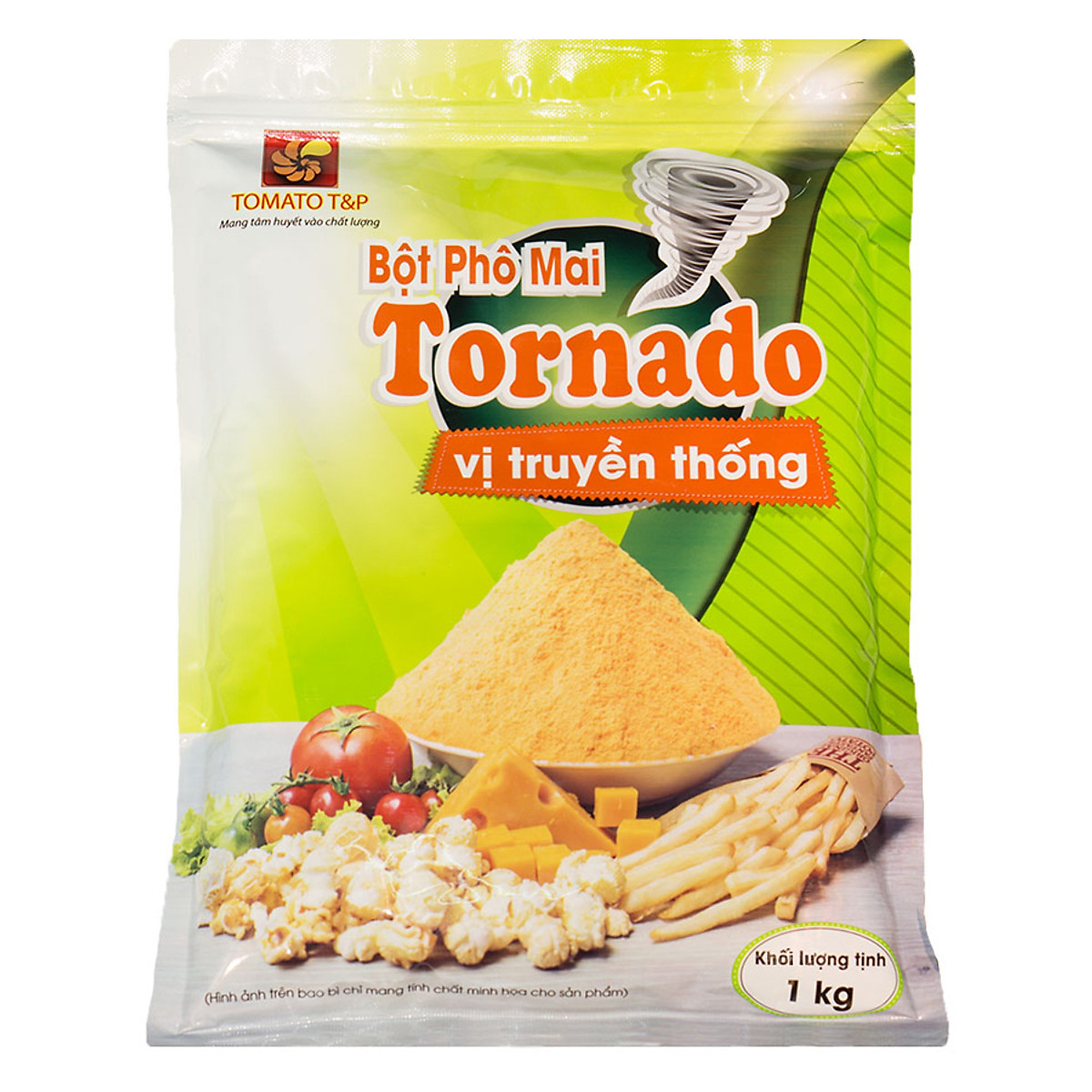 Bột Phô Mai Tornado Vị Truyền Thống (1kg / Gói)