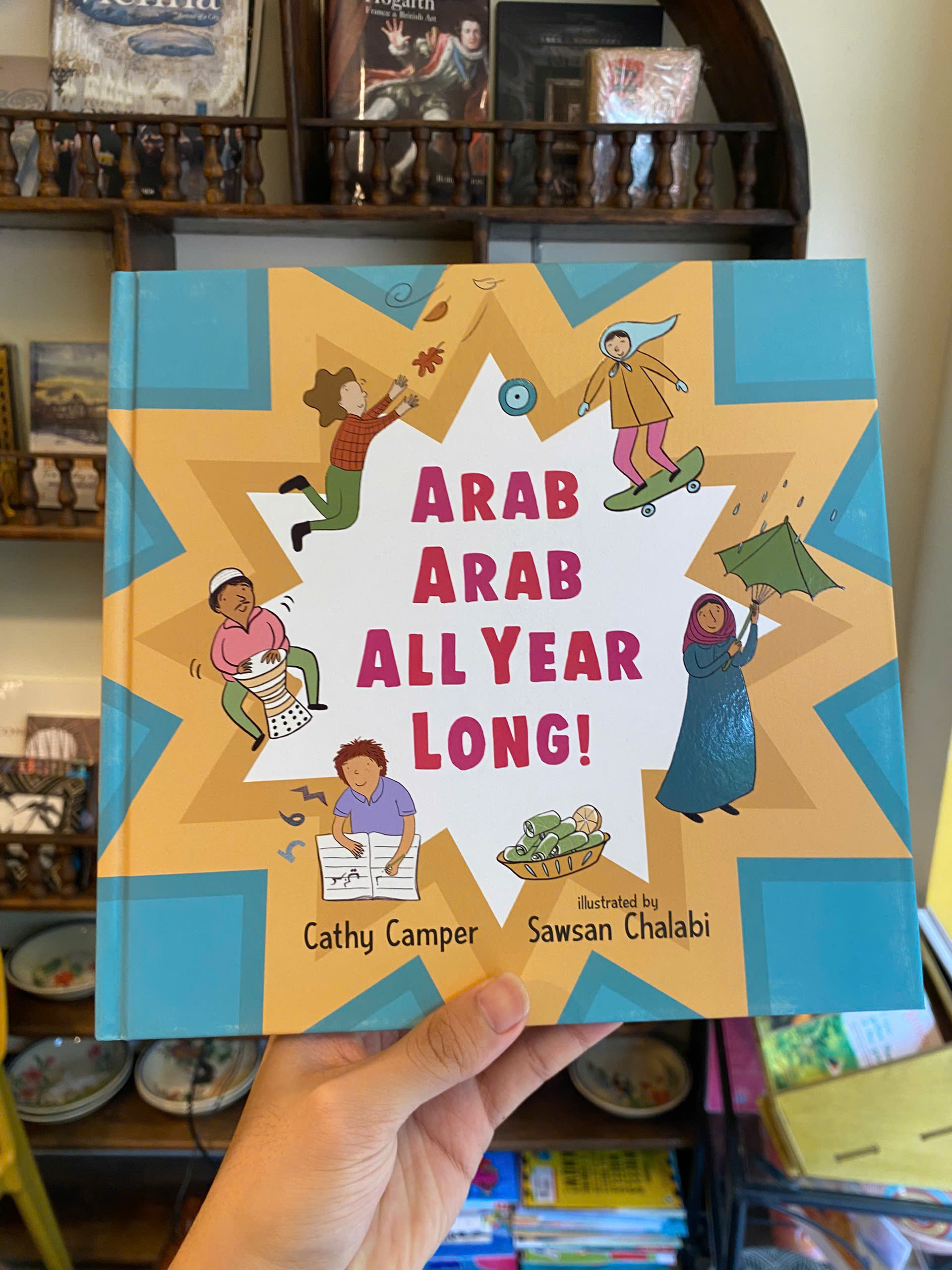 Sách - Arab Arab All Year Long! by Cathy Camper | Children's Family Picture Book About Culture