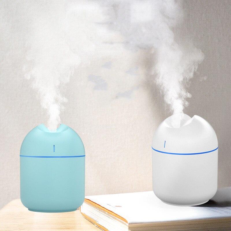 Mini Air Humidifier 250ML Aroma Essential Oil Diffuser Super Quiet USB Fogger Mist Maker For Home Car 2021 NEW
