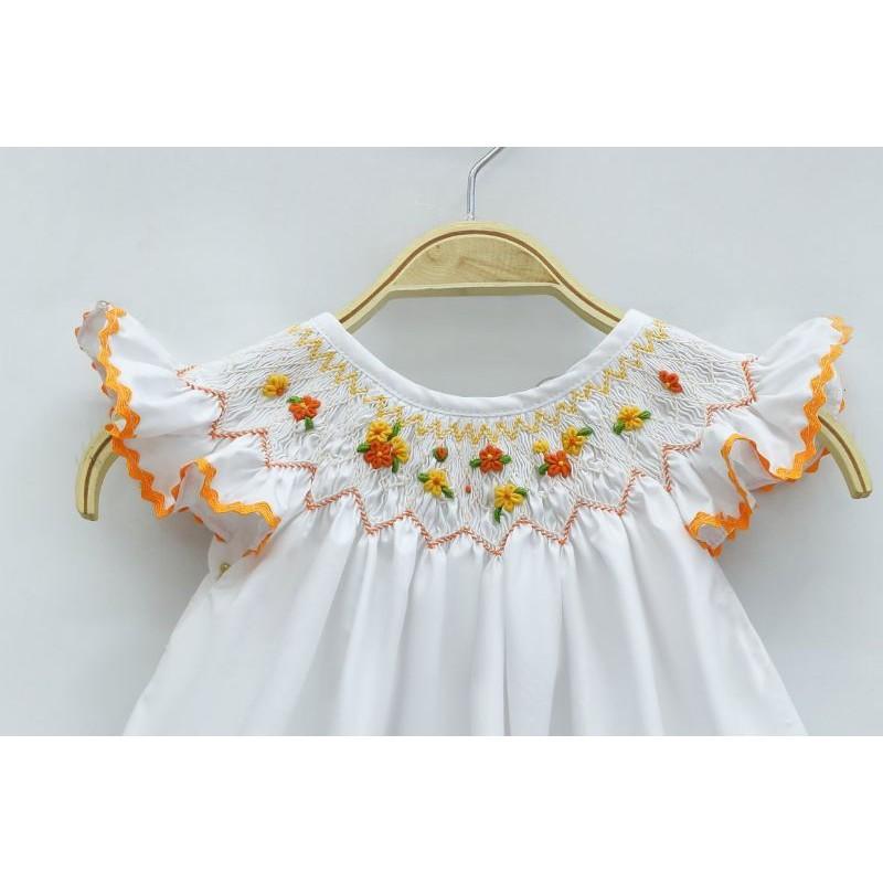 ĐẦM SMOCK HOA NHÍ