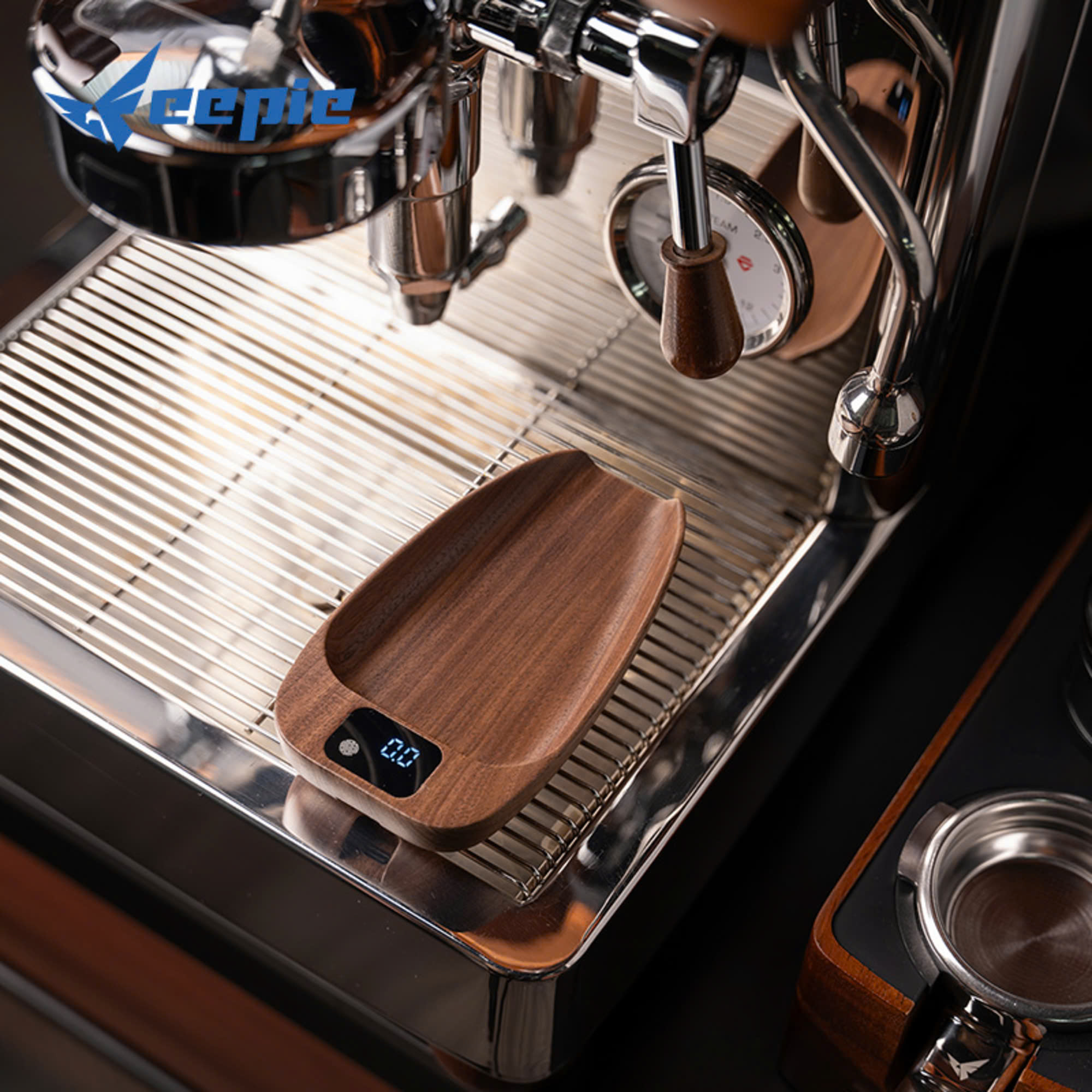 Cân điện tử gỗ tự nhiên cân cà phê cân trà