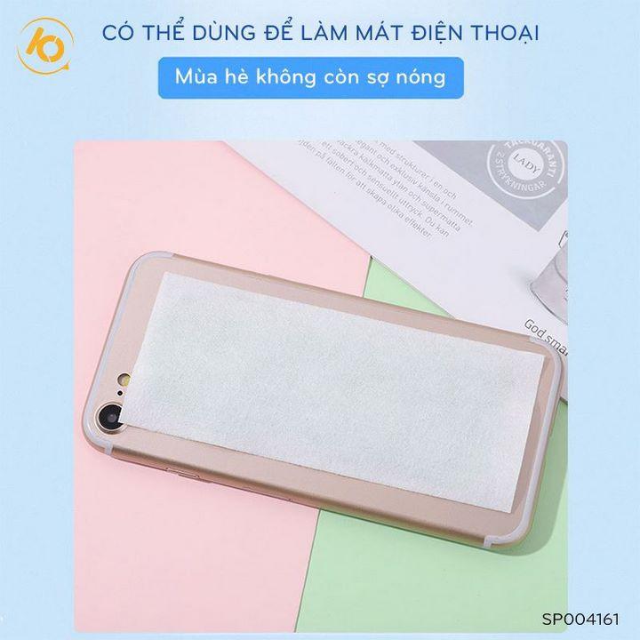 Miếng dán làm mát mùa hè, hạ sốt, mát lạnh cơ thể hương hoa cỏ combo 12 miếng - SP004161