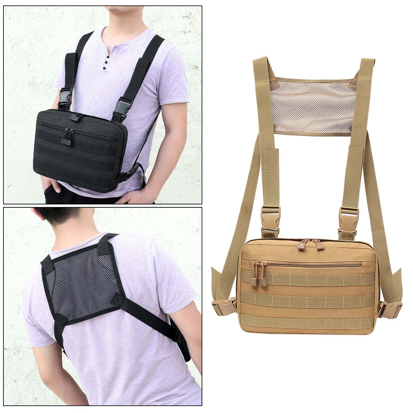Outdoor Chest Bag Front Rig Pouch Utility Bags Waist Pack