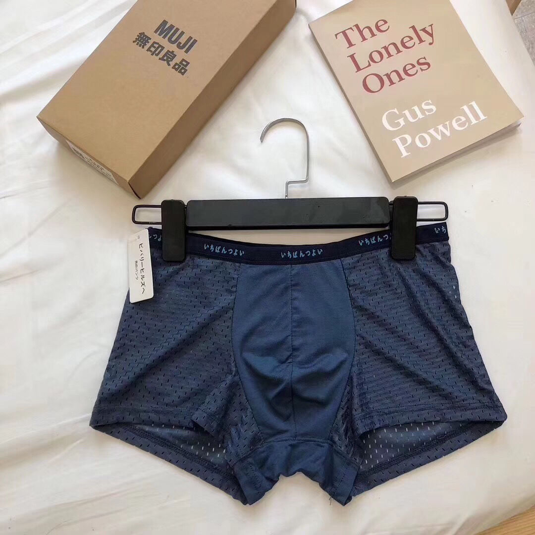 Hộp 5 Quần Lót Nam Đùi Thông Hơi Siêu Đẹp – Thoáng Khí, Êm Ái, Phong Cách Nhật Bản