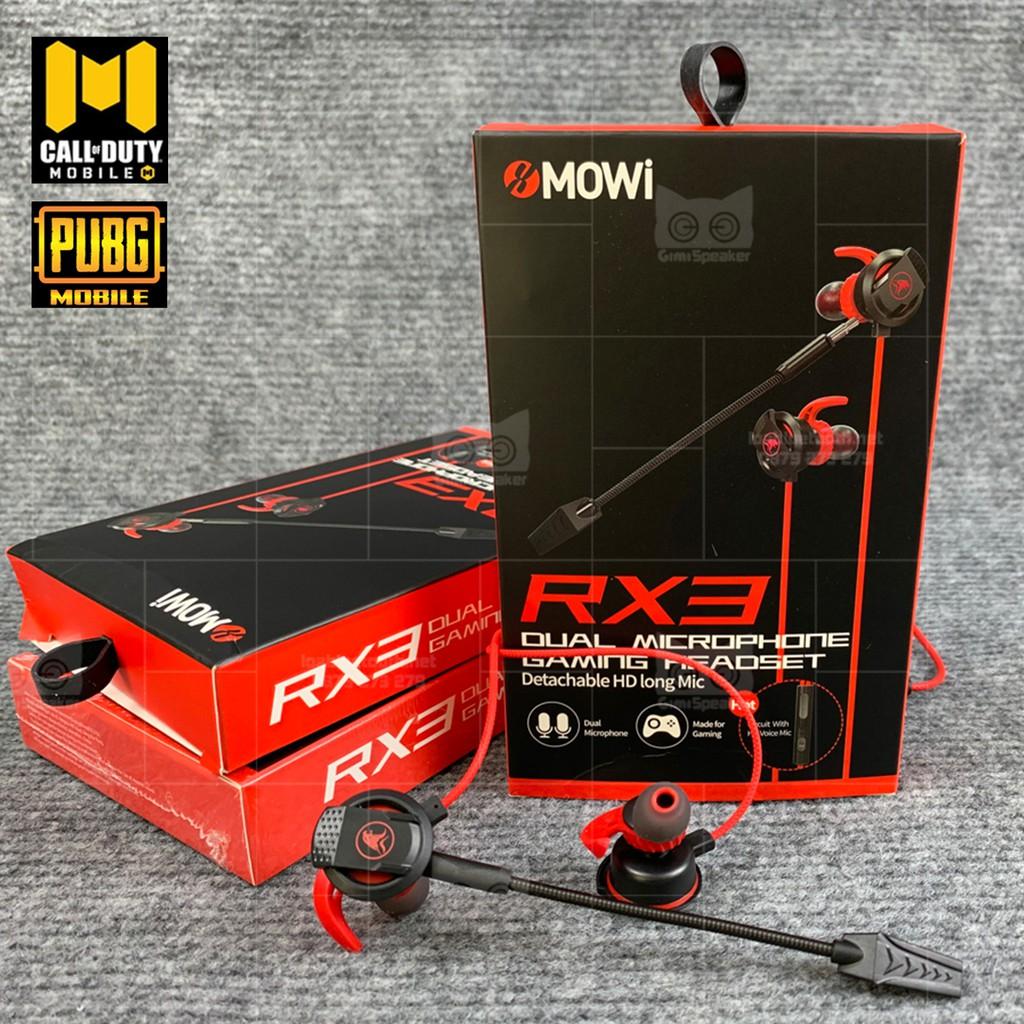 Tai nghe Gaming Plextone xMOWi RX3 dual Mic hỗ trợ chơi game PUBG COD