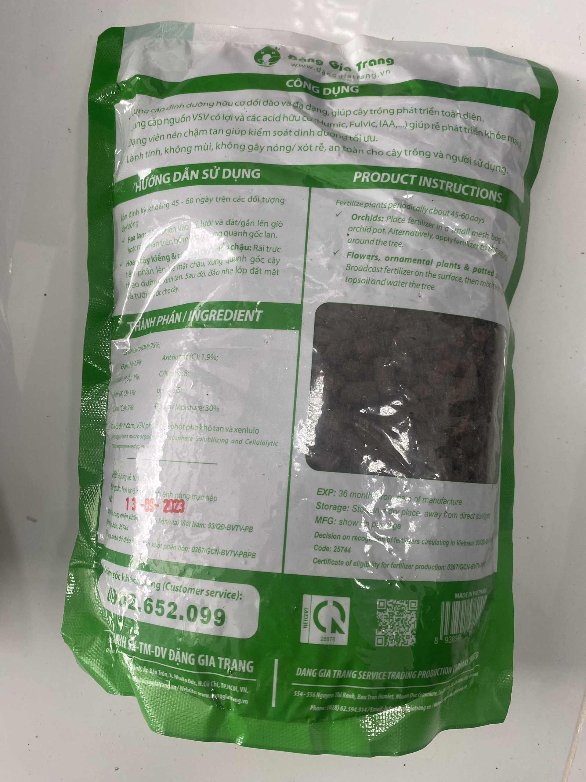TRÙN QUẾ VIÊN NÉN 1KG | Phân Bón