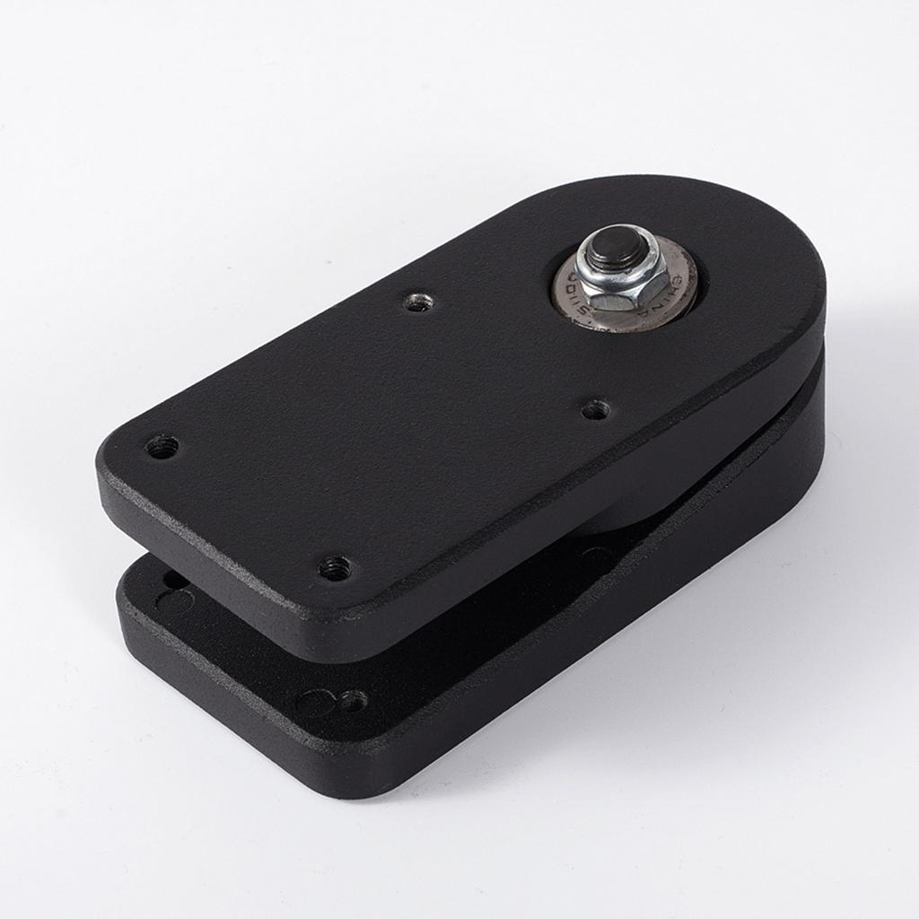 Alloy Skateboard Trucks 6.25 Hanger with Pads Set of 2 Polished Black