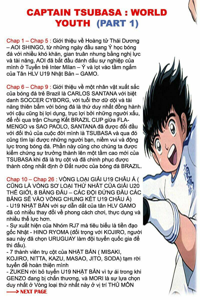 captain tsubasa : world youth (part 2) chapter 1 3