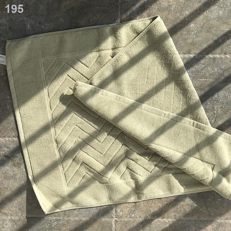 Khăn tắm khách sạn cotton tinh khiết, thảm phòng cotton, chất liệu gia dụng, thấm hút, ngâm chân dày dặn và l
