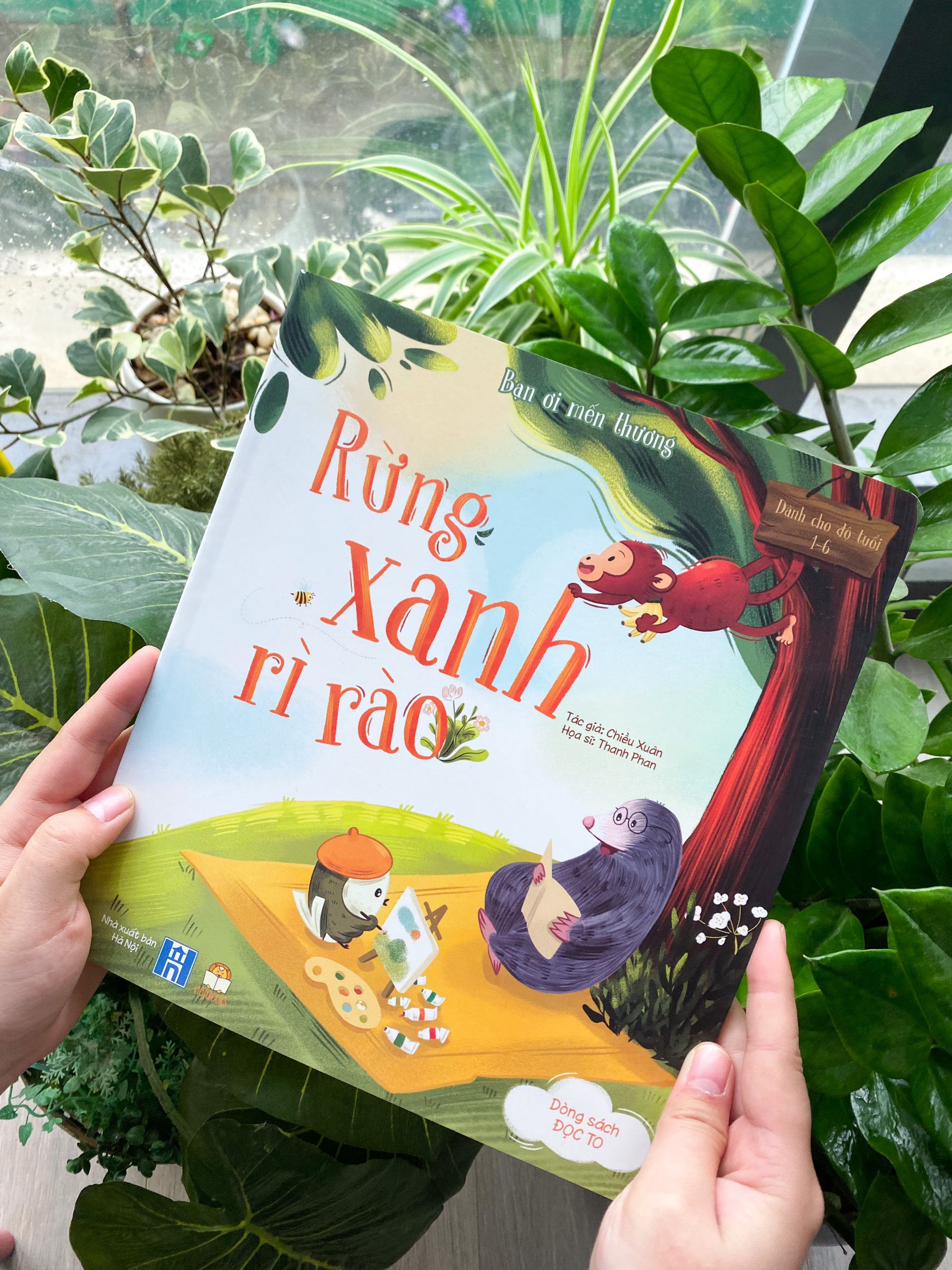 Truyện Kể Cho Bé Trước Giờ Đi Ngủ - Cuốn Rừng Xanh Rì Rào - Sách Tranh Cho Bé 0-3 4-5-6 tuổi
