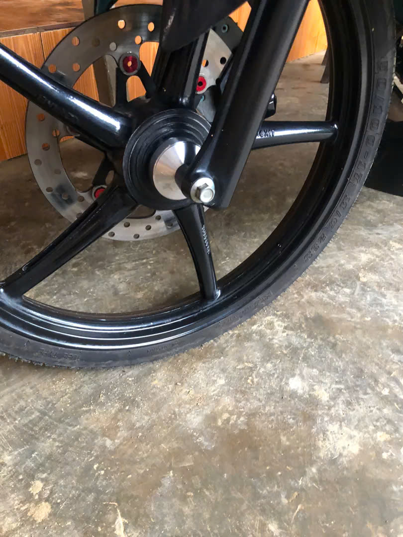 Canh đùm Nhôm CNC gắn YA xe máy SIRIUS,EXCITER màu Bạc
