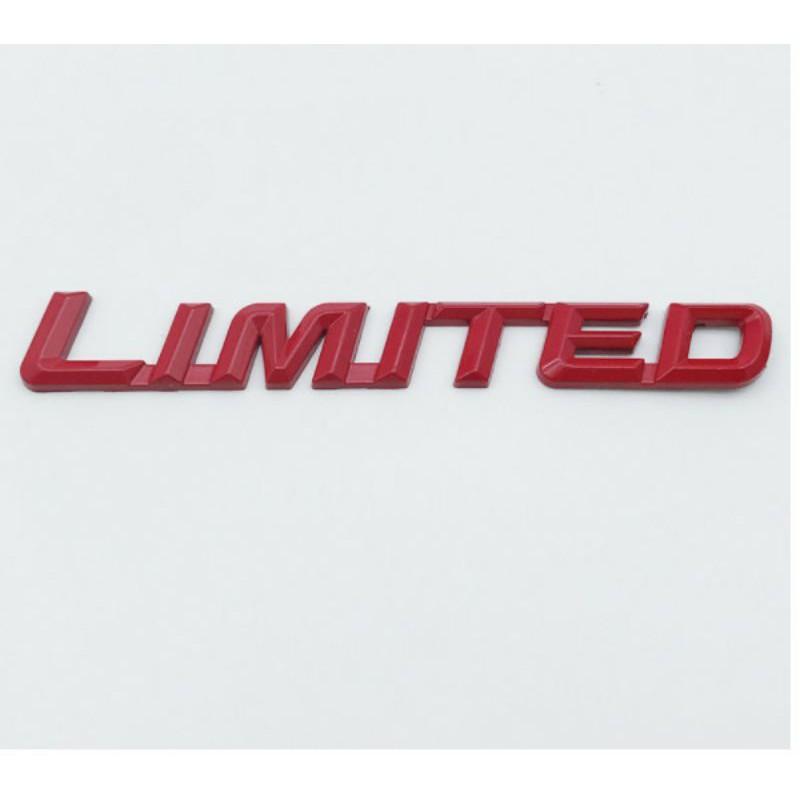 Tem limited kim loại trang trí xe hơi cực đẹp