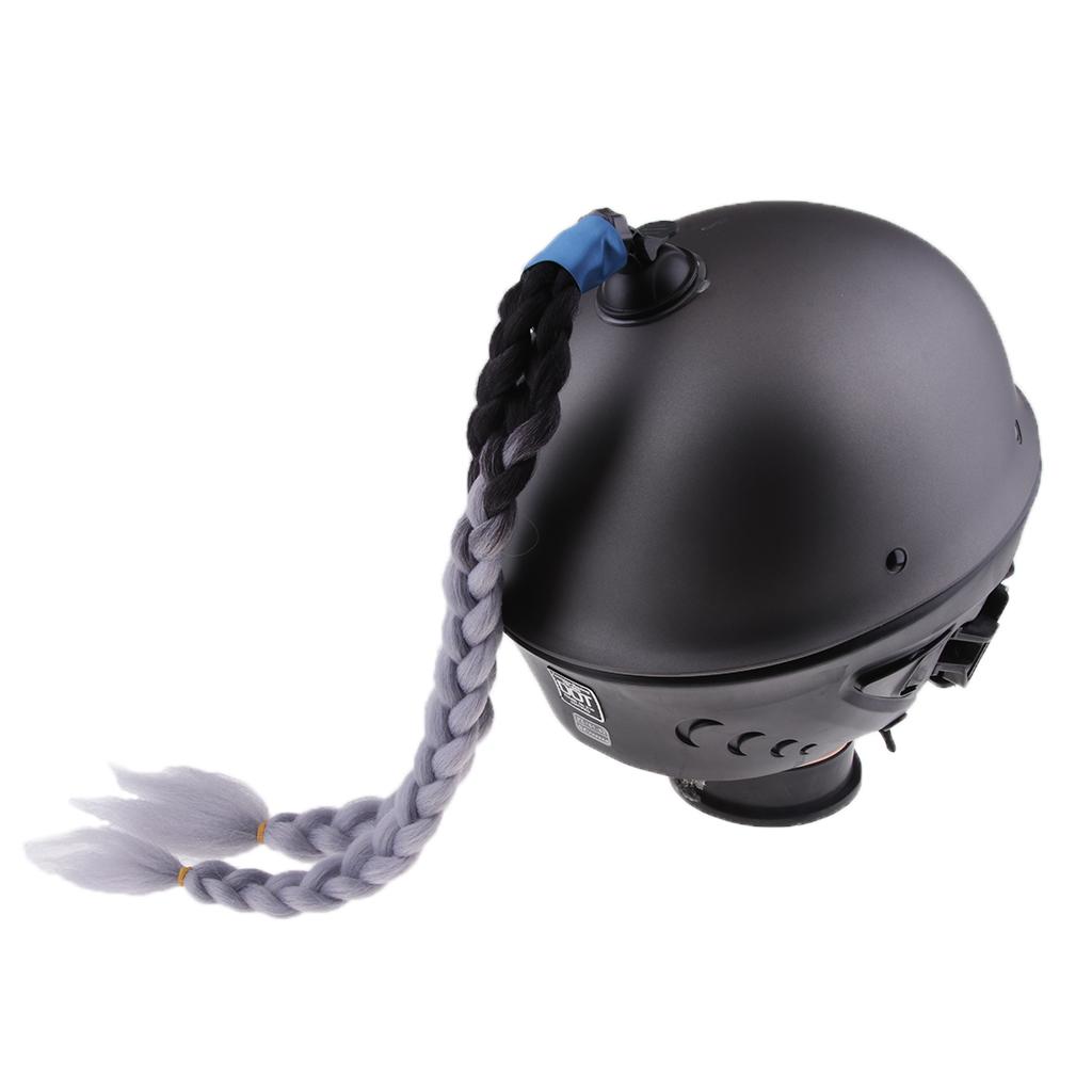 54cm/21'' Handmade Helmet Twist Braids Helmet Decorate Hair Helmet Wig