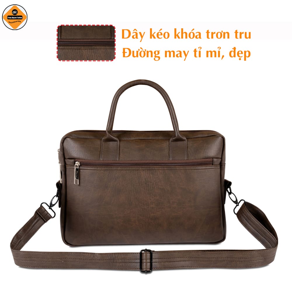 Cặp Công Sở Xbags Lavish – Cặp Laptop Cao Cấp Da Si Extra, Thiết Kế Sang Trọng Lịch Lãm Bền Bỉ XB 4301!