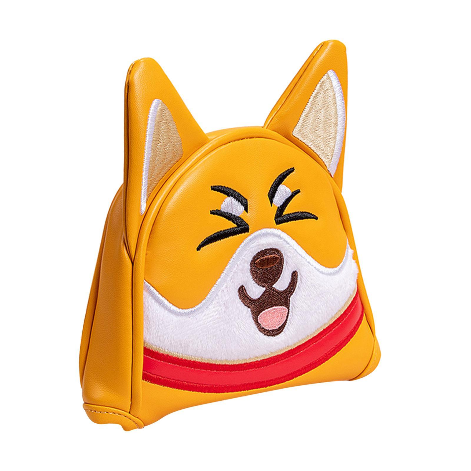 Golf Mallet Putter Head Cover Stylish Outdoor PU Leather Golf Club Headcover