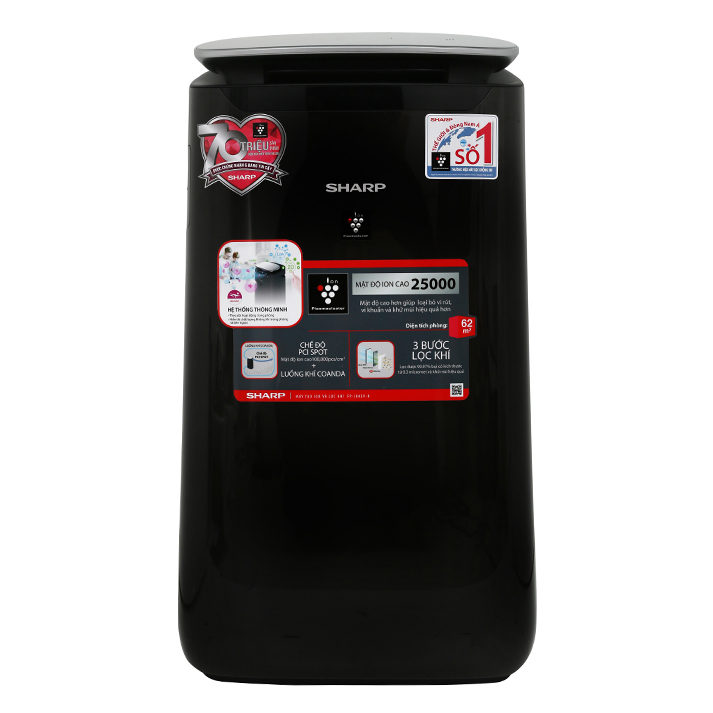 Máy lọc không khí Sharp FP-J80EV-H 48W - Hàng chính hãng - Giao HCM